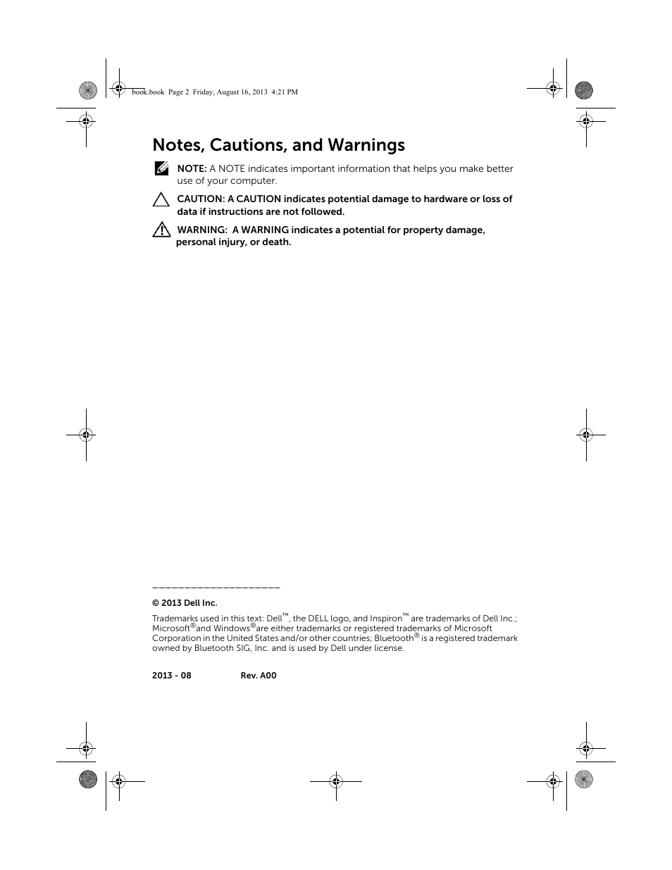 Dell Inspiron 17 (7737, Mid 2013) User Manual | Page 2 / 60