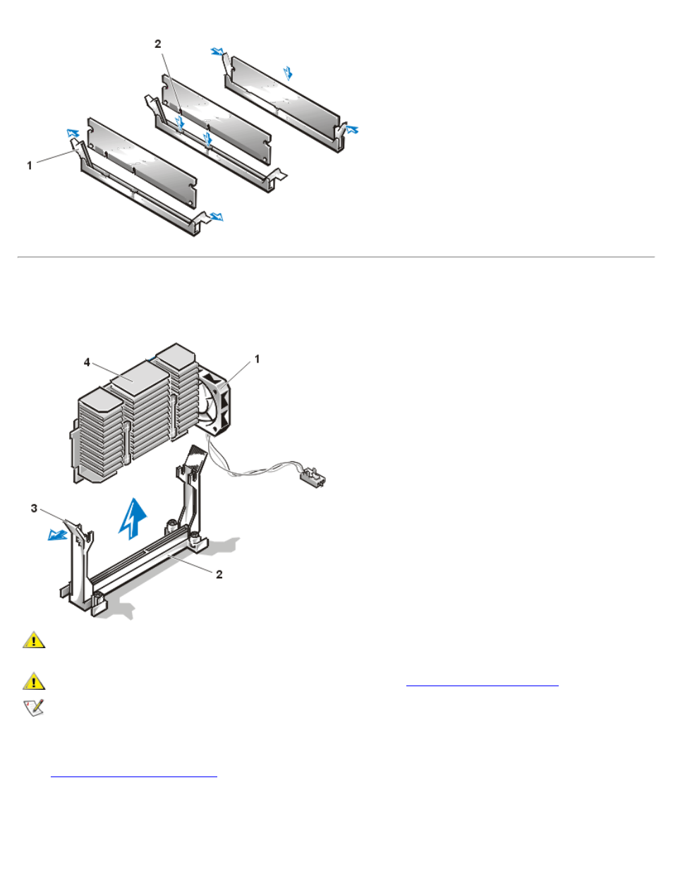 Microprocessor/heat sink assembly | Dell OptiPlex GX1 User Manual | Page 26 / 29