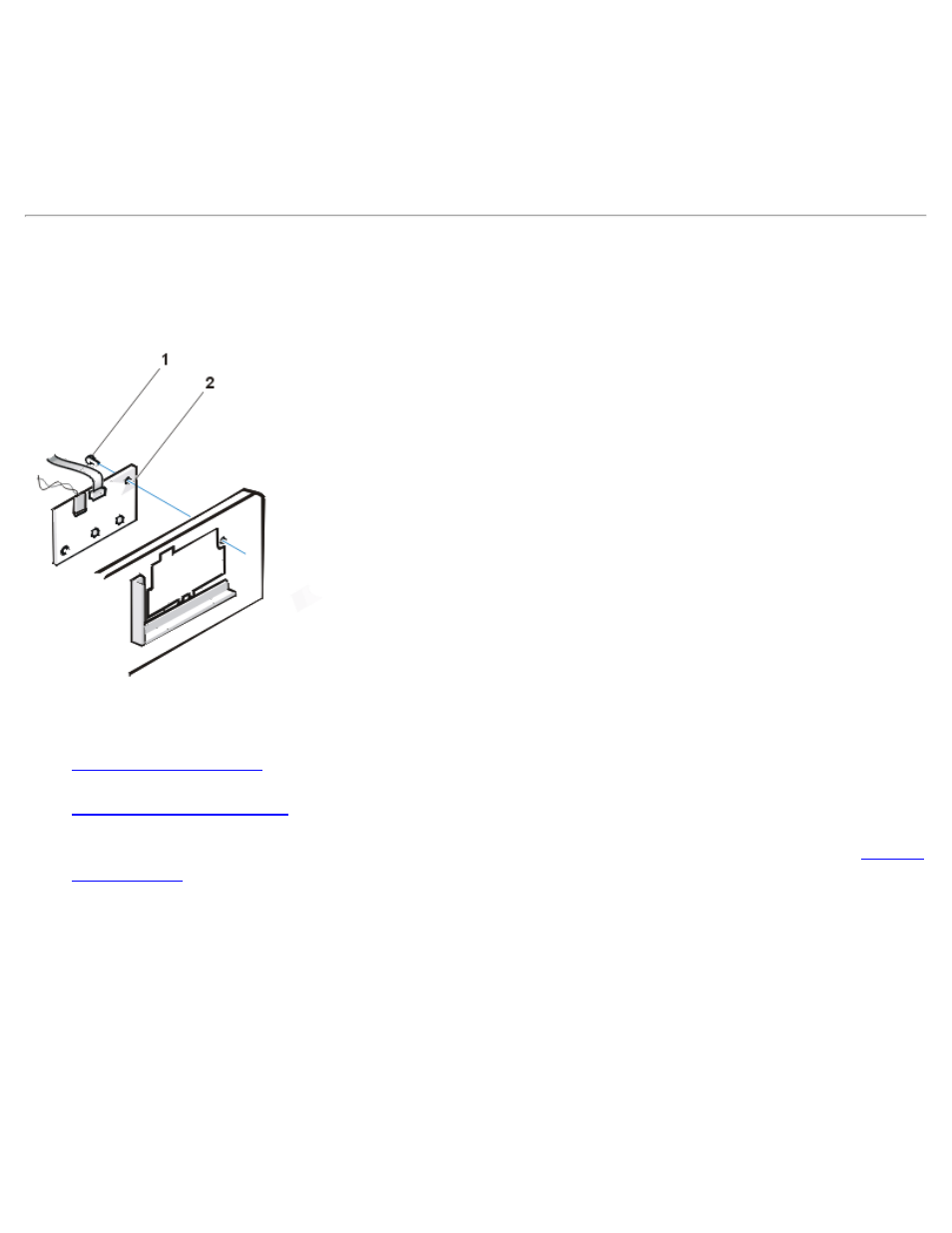 Control panel | Dell OptiPlex GX1 User Manual | Page 7 / 29