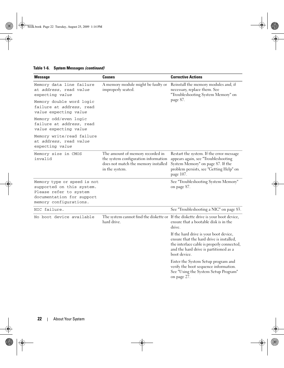 Dell PowerEdge SC 440 User Manual | Page 22 / 144