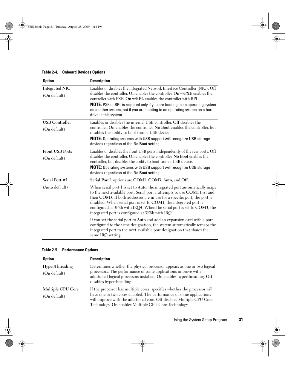 Dell PowerEdge SC 440 User Manual | Page 31 / 144
