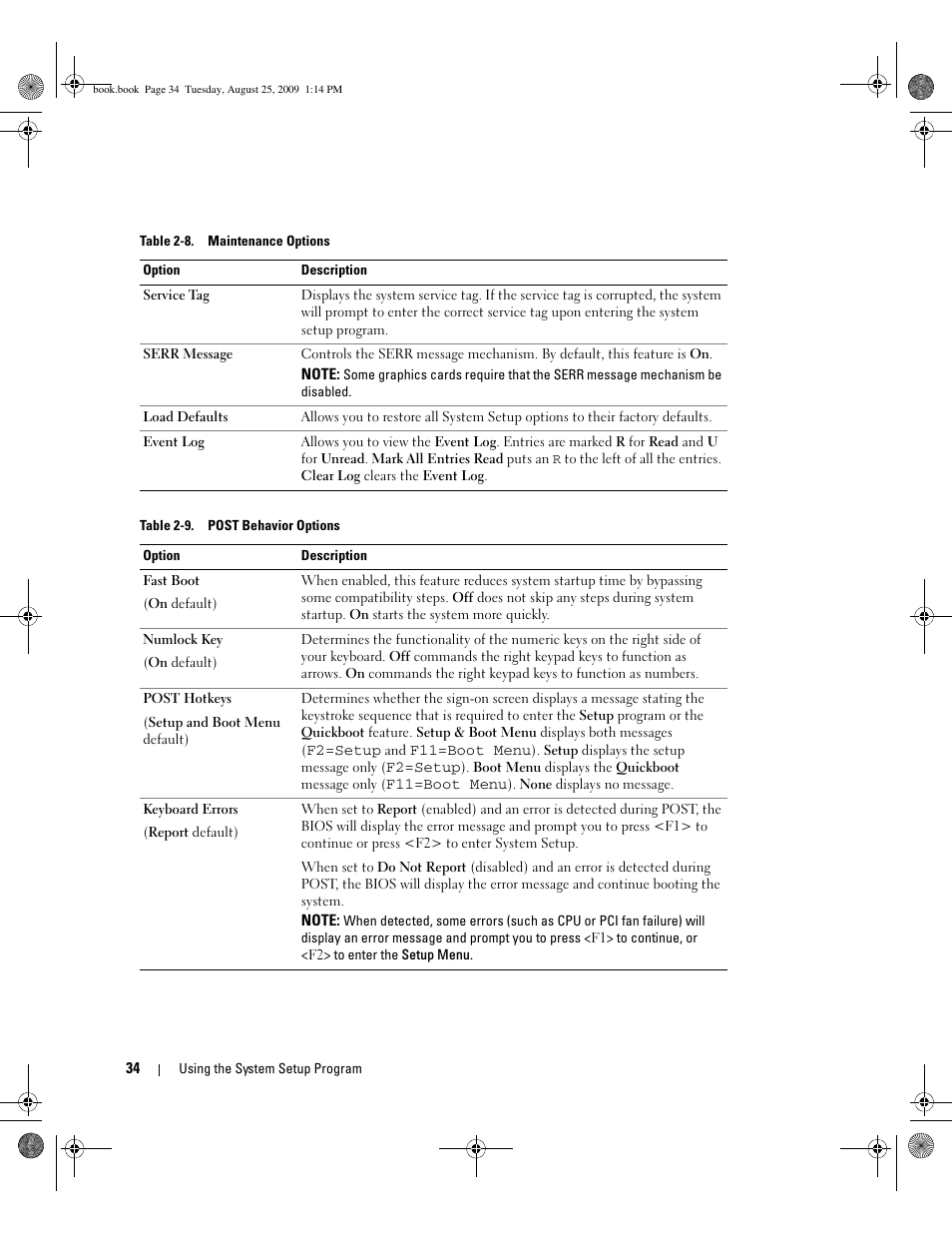 Dell PowerEdge SC 440 User Manual | Page 34 / 144