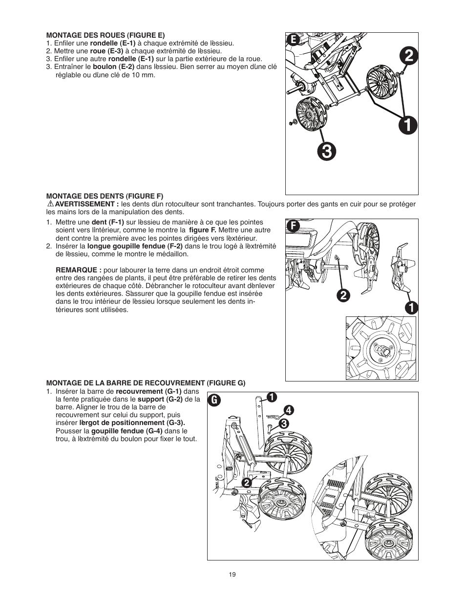 Ef g | Black & Decker TL10 User Manual | Page 19 / 36