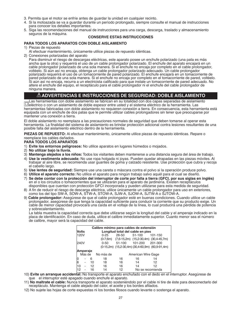 Black & Decker TL10 User Manual | Page 27 / 36