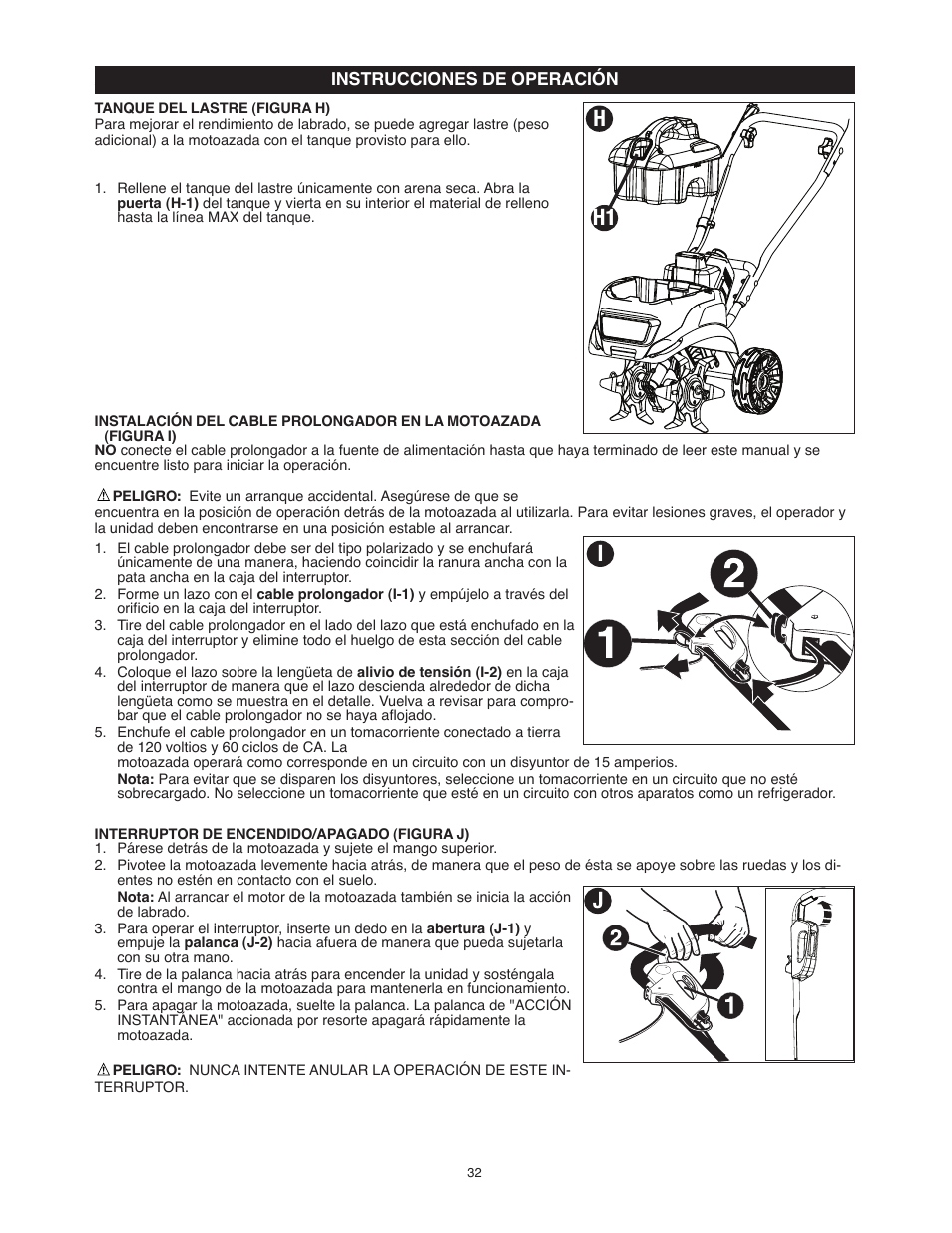 Hi j | Black & Decker TL10 User Manual | Page 32 / 36