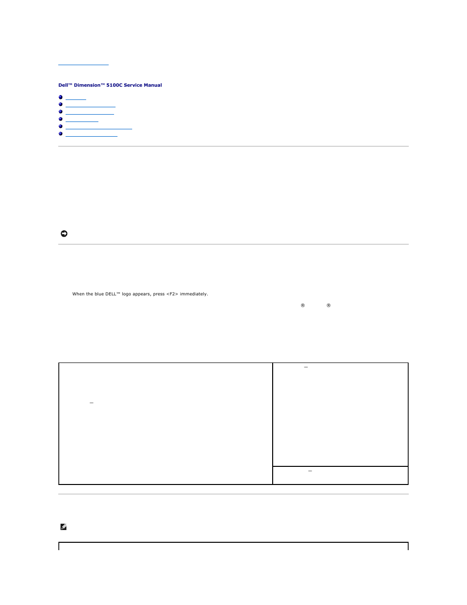 System setup, Overview, Entering system setup | System setup options, System setup screens | Dell Dimension 5100C User Manual | Page 35 / 46