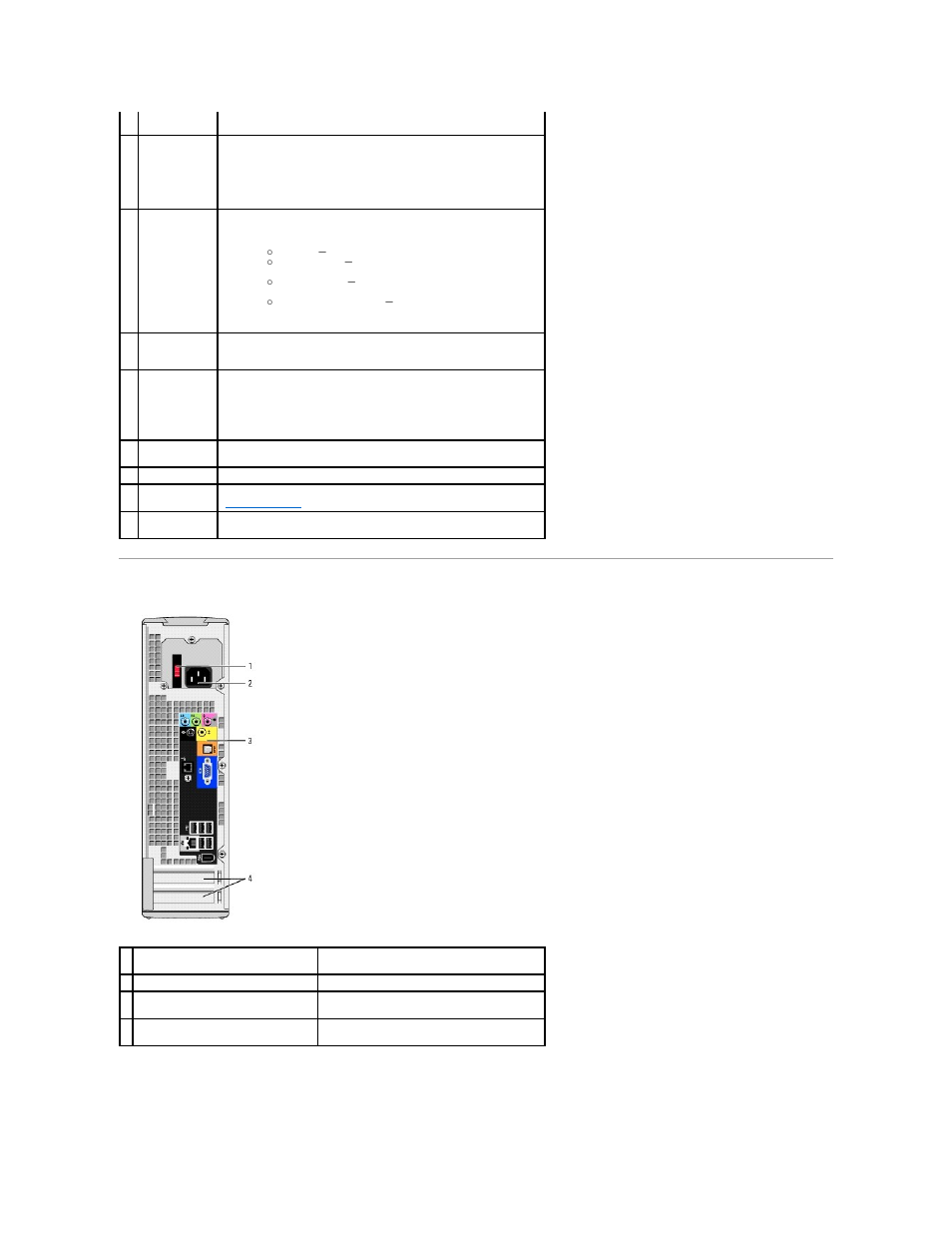 Back view | Dell Dimension 5100C User Manual | Page 41 / 46