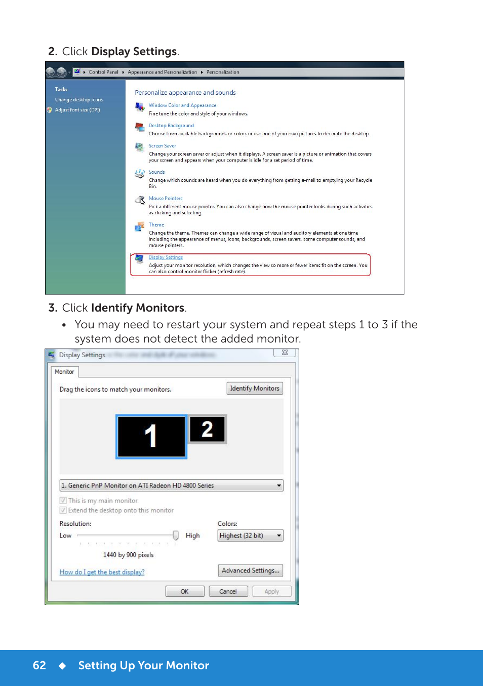 Dell P1914S Monitor User Manual | Page 62 / 75