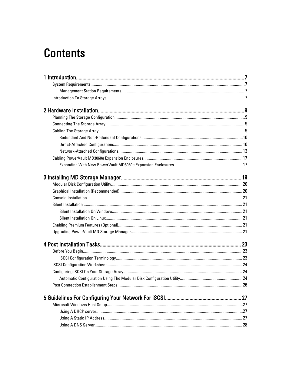Dell PowerVault MD3660i User Manual | Page 3 / 56