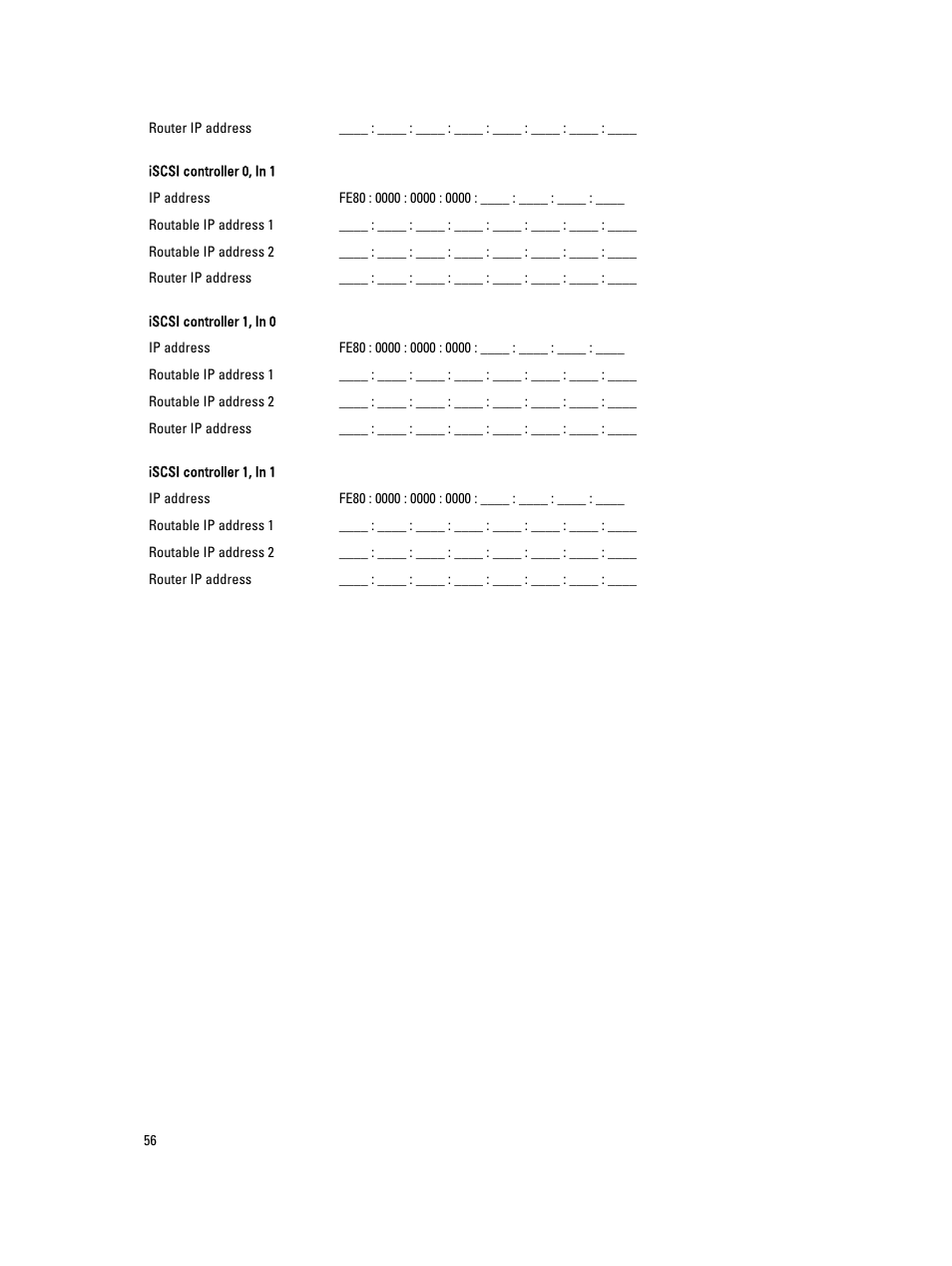 Dell PowerVault MD3660i User Manual | Page 56 / 56