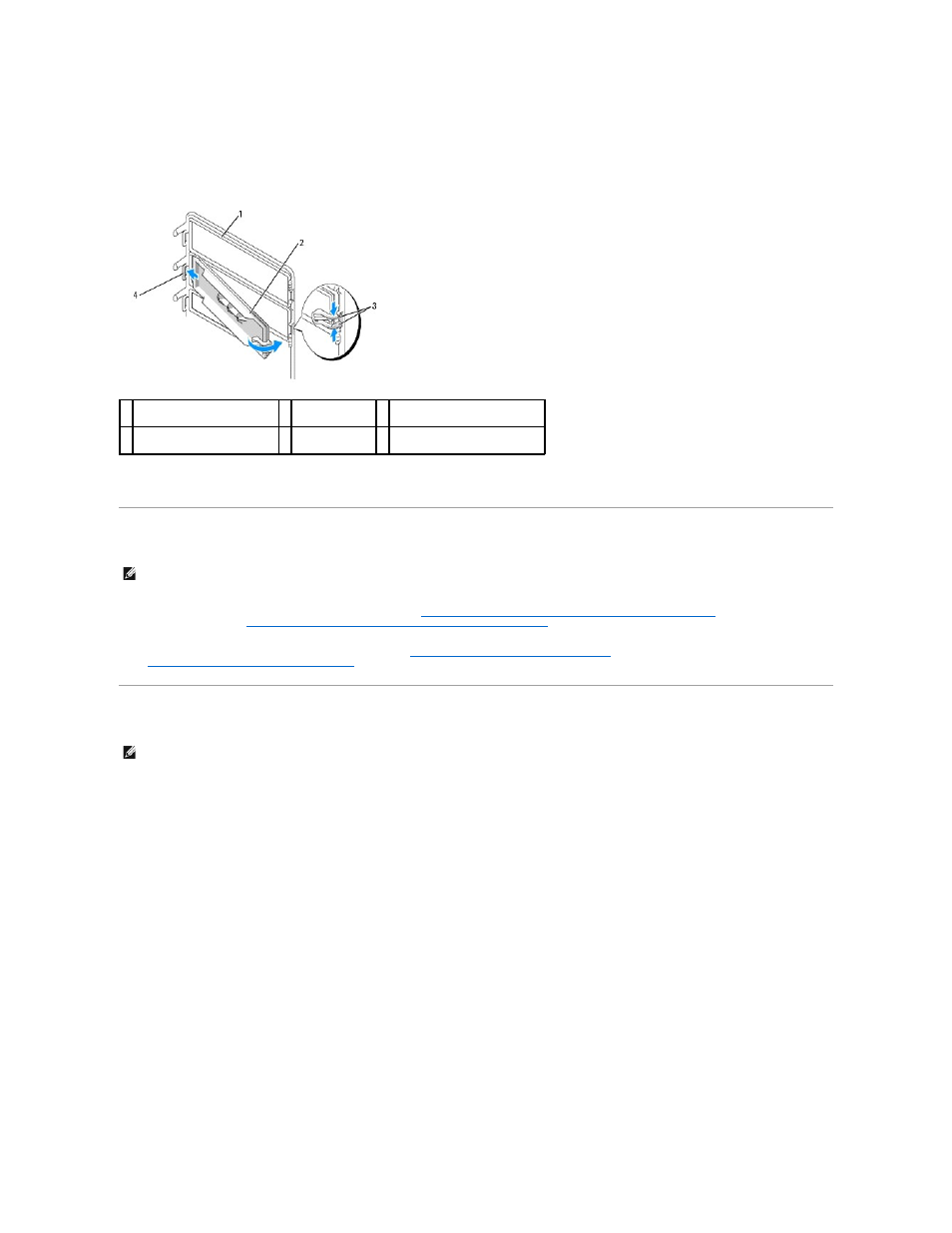 Switching drive orientations, Drive panel, Removing the drive panel (tower computer) | Dell Precision 390 User Manual | Page 108 / 138