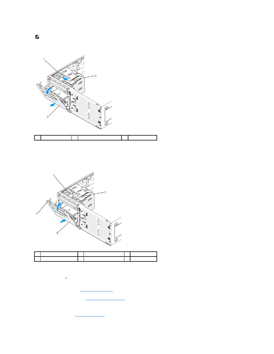 Replacing the drive panel (desktop computer) | Dell Precision 390 User Manual | Page 110 / 138