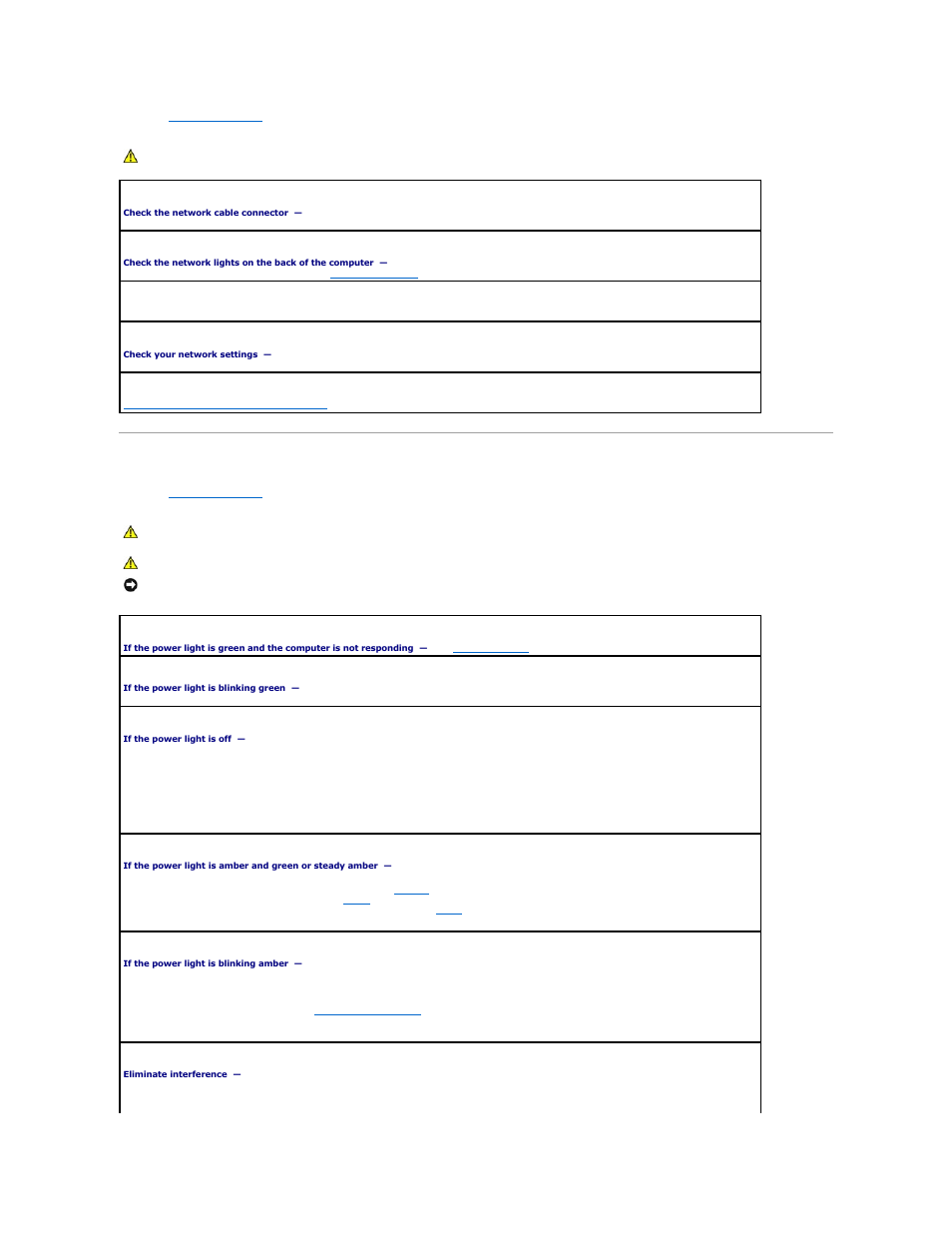 Power problems | Dell Precision 390 User Manual | Page 119 / 138