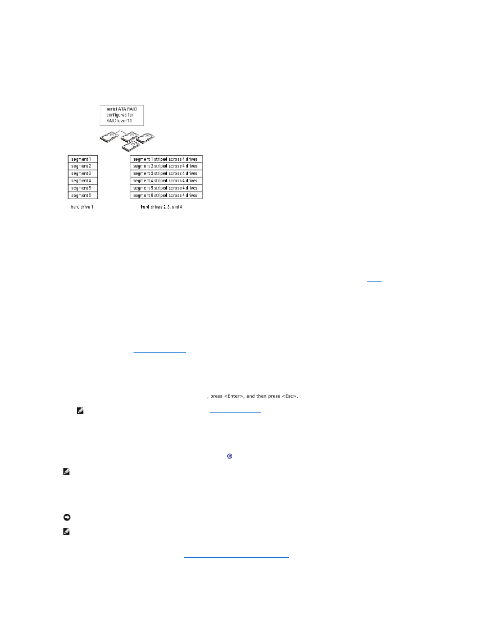 Raid level 10, Configuring your computer for raid | Dell Precision 390 User Manual | Page 14 / 138