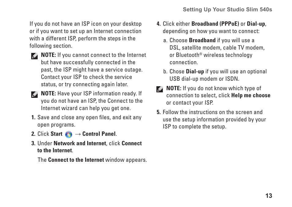 Dell Studio Slim D540S (Late 2008) User Manual | Page 15 / 60