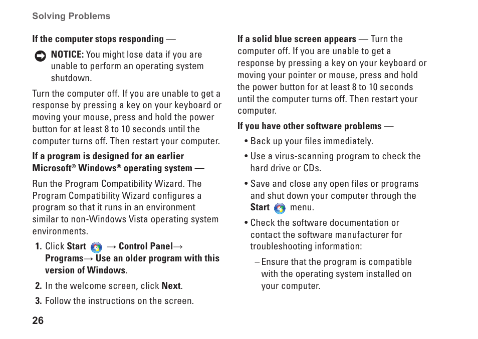Dell Studio Slim D540S (Late 2008) User Manual | Page 28 / 60