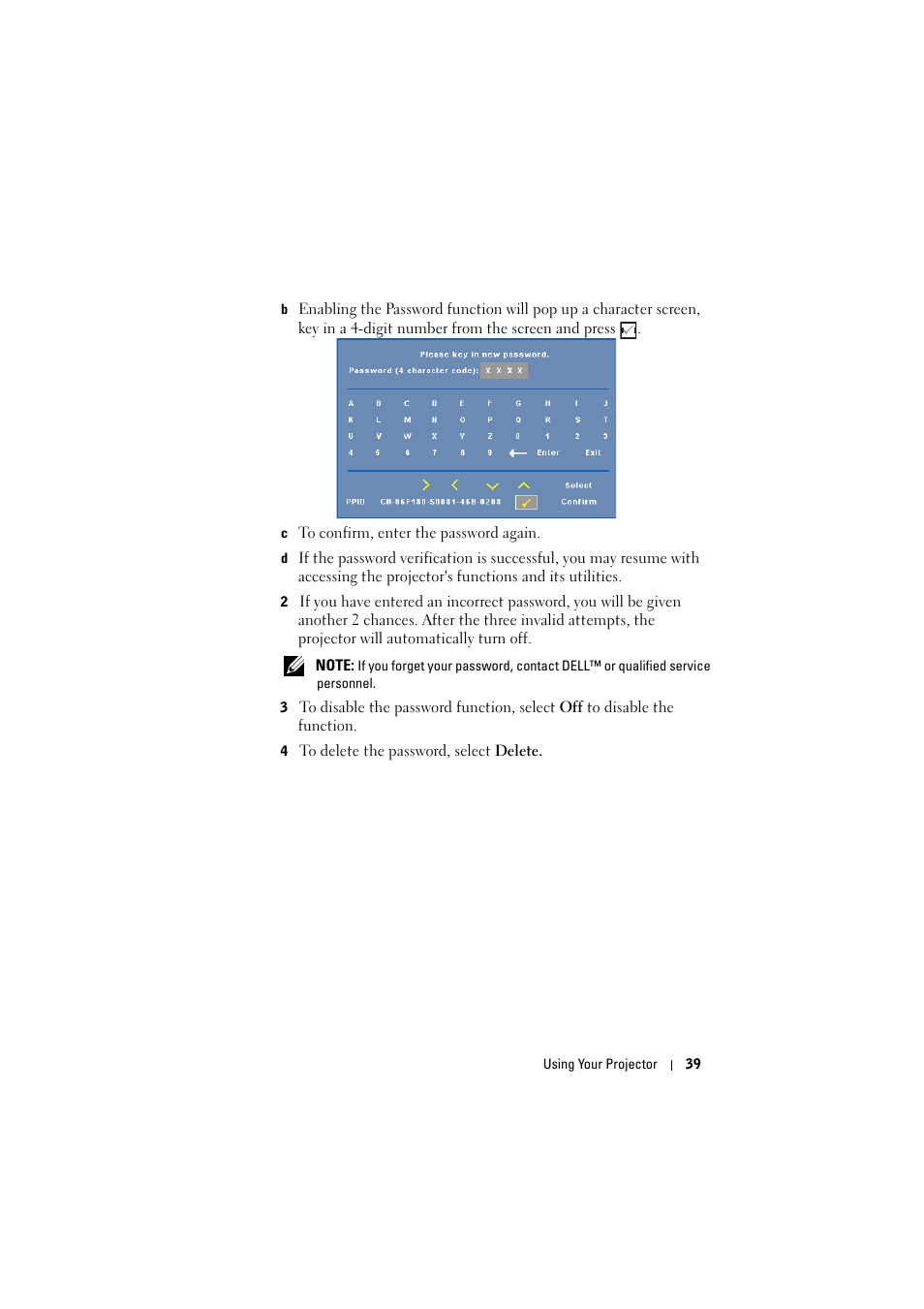 Dell M210X Projector User Manual | Page 39 / 60