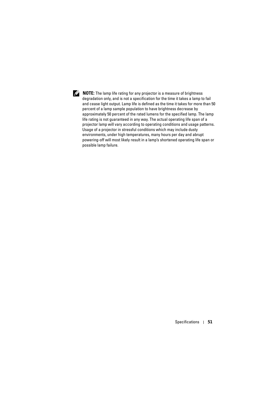 Dell M210X Projector User Manual | Page 52 / 60