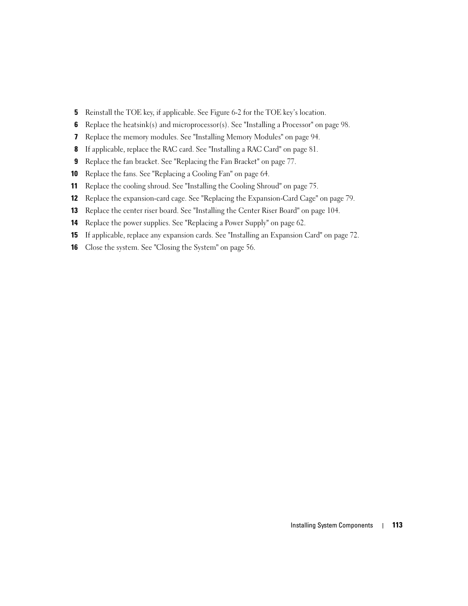 Dell PowerEdge 2970 User Manual | Page 113 / 188
