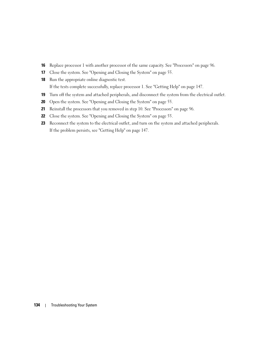 Go to step 19 | Dell PowerEdge 2970 User Manual | Page 134 / 188