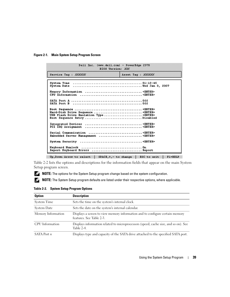 Dell PowerEdge 2970 User Manual | Page 39 / 188