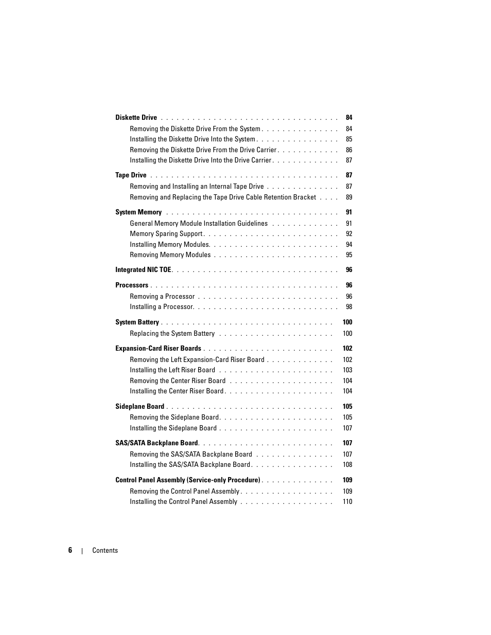 Dell PowerEdge 2970 User Manual | Page 6 / 188