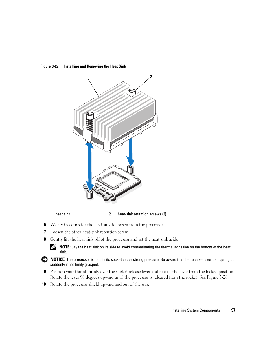 Ws. see figure 3-27 | Dell PowerEdge 2970 User Manual | Page 97 / 188