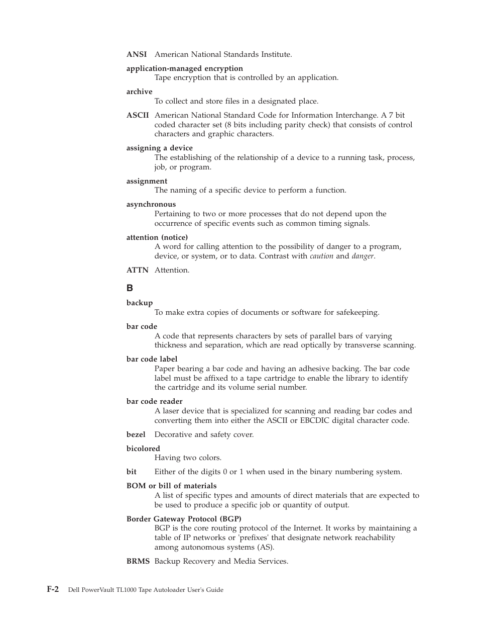 Dell PowerVault TL1000 User Manual | Page 170 / 194