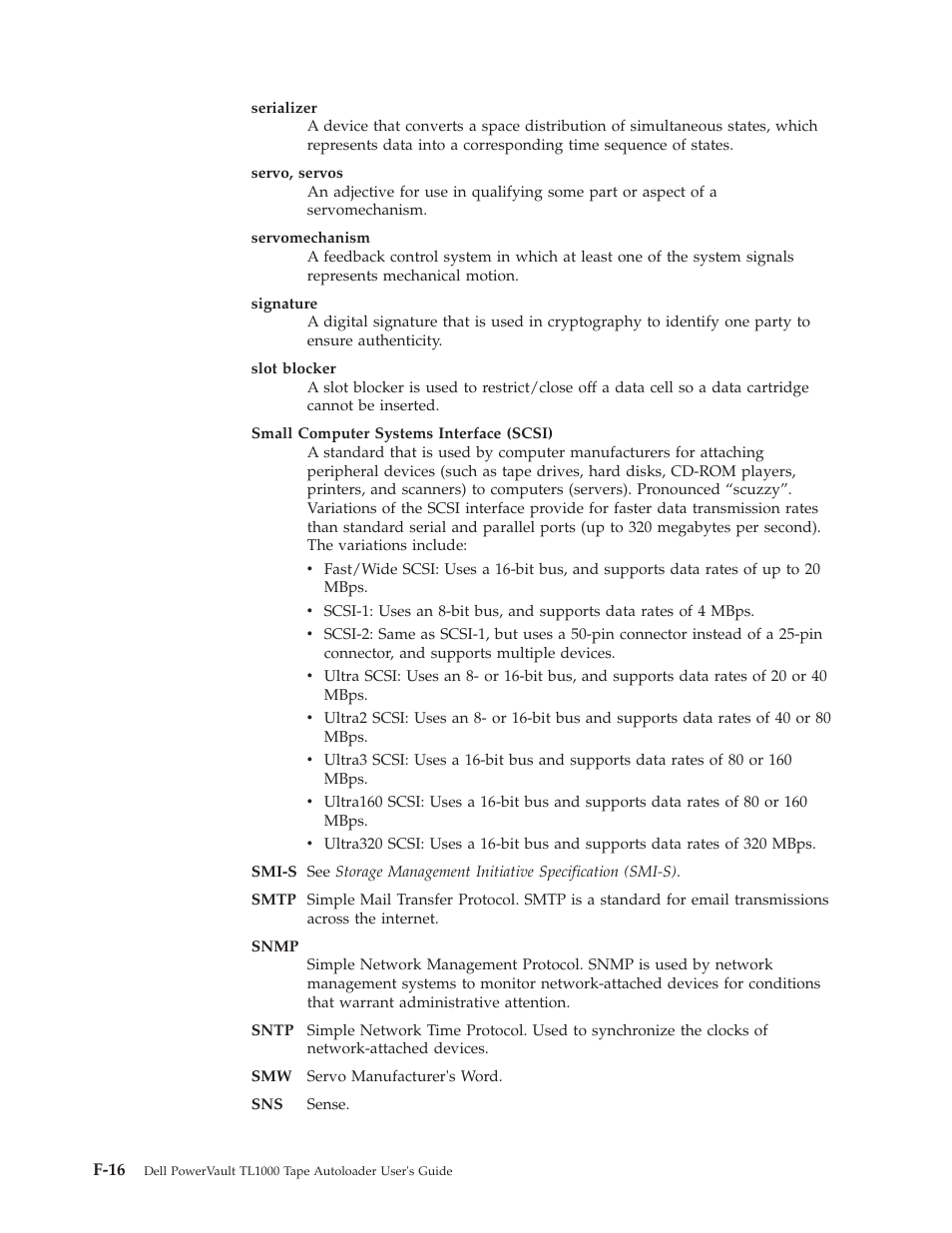 Dell PowerVault TL1000 User Manual | Page 184 / 194