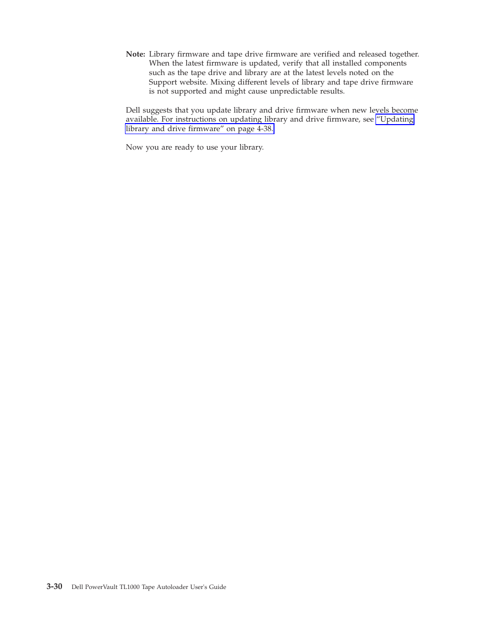Dell PowerVault TL1000 User Manual | Page 68 / 194