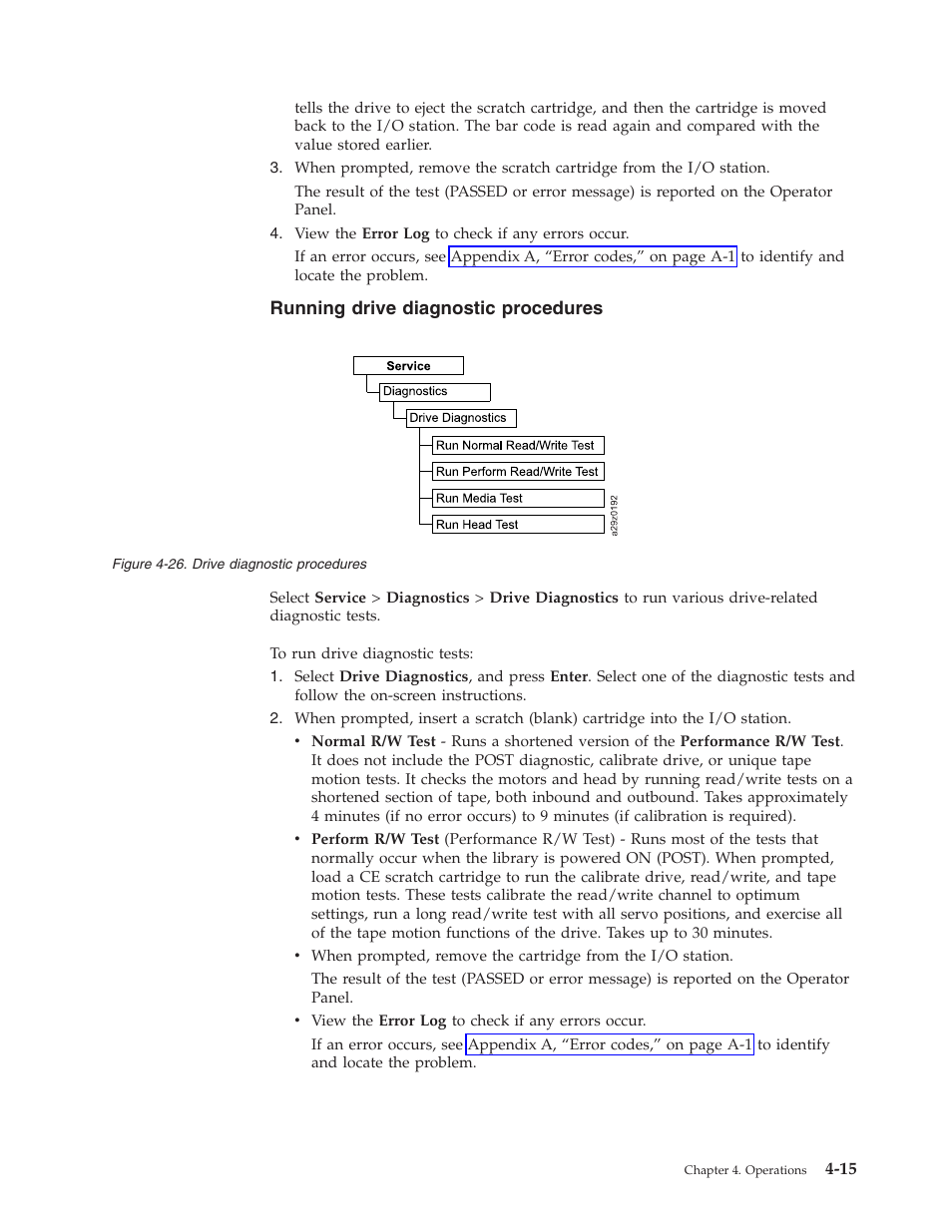 Running drive diagnostic procedures, Drive diagnostic procedures | Dell PowerVault TL1000 User Manual | Page 83 / 194