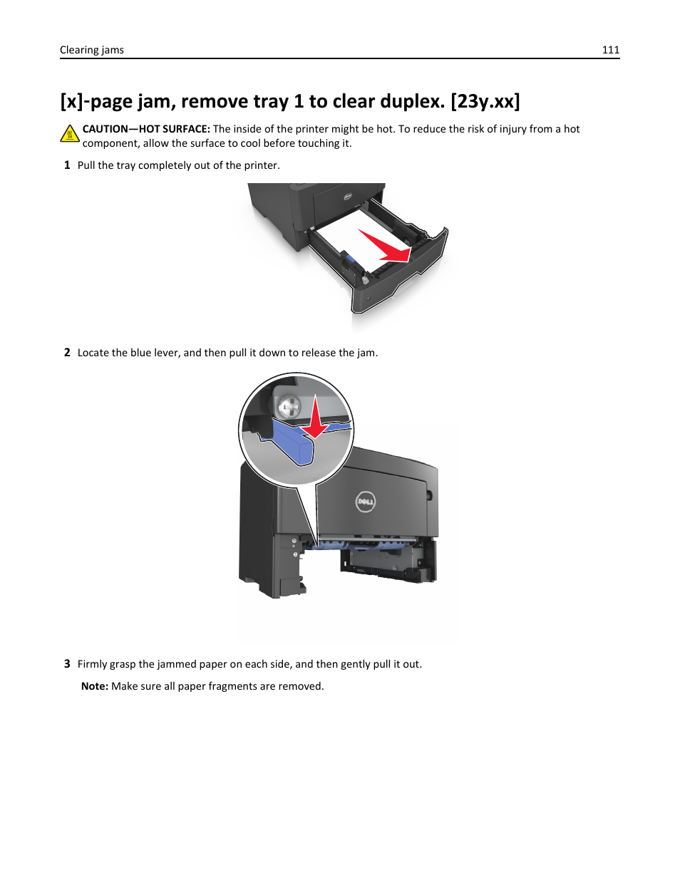 Dell B3460dn Mono Laser Printer User Manual | Page 111 / 165