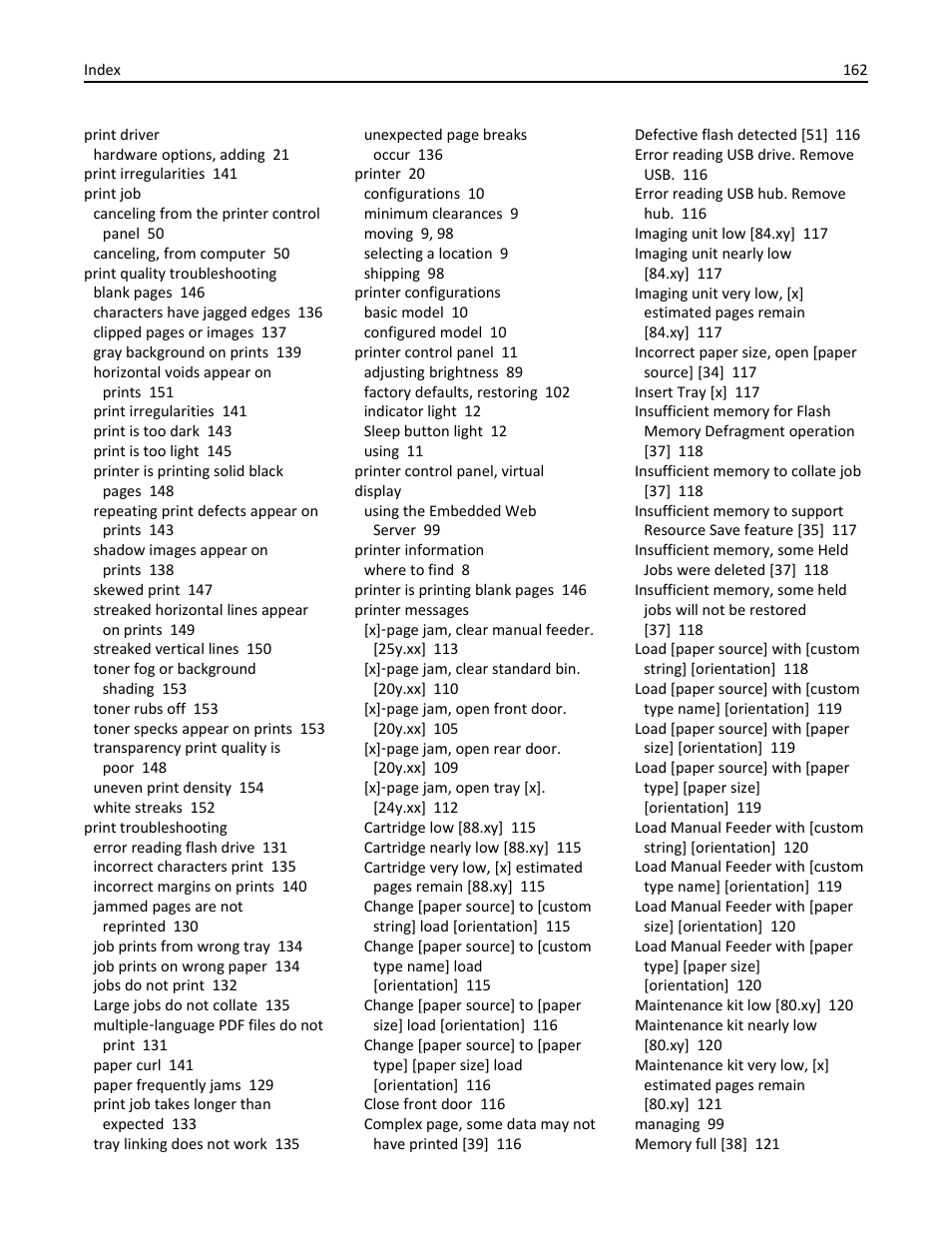 Dell B3460dn Mono Laser Printer User Manual | Page 162 / 165