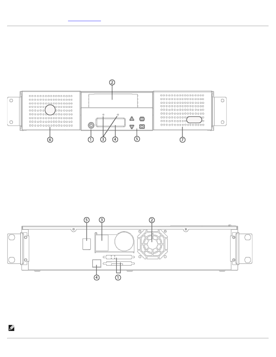 Product overview, Front panel controls, Back panel overview | Dell PowerVault 124T User Manual | Page 6 / 79