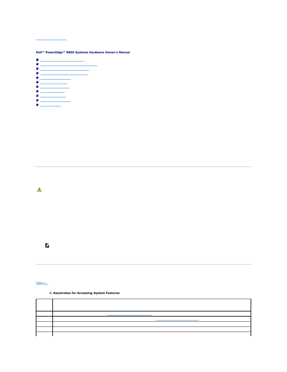 About your system, Other information you may need, Accessing system features during startup | Dell POWEREDGE R805 User Manual | Page 2 / 84