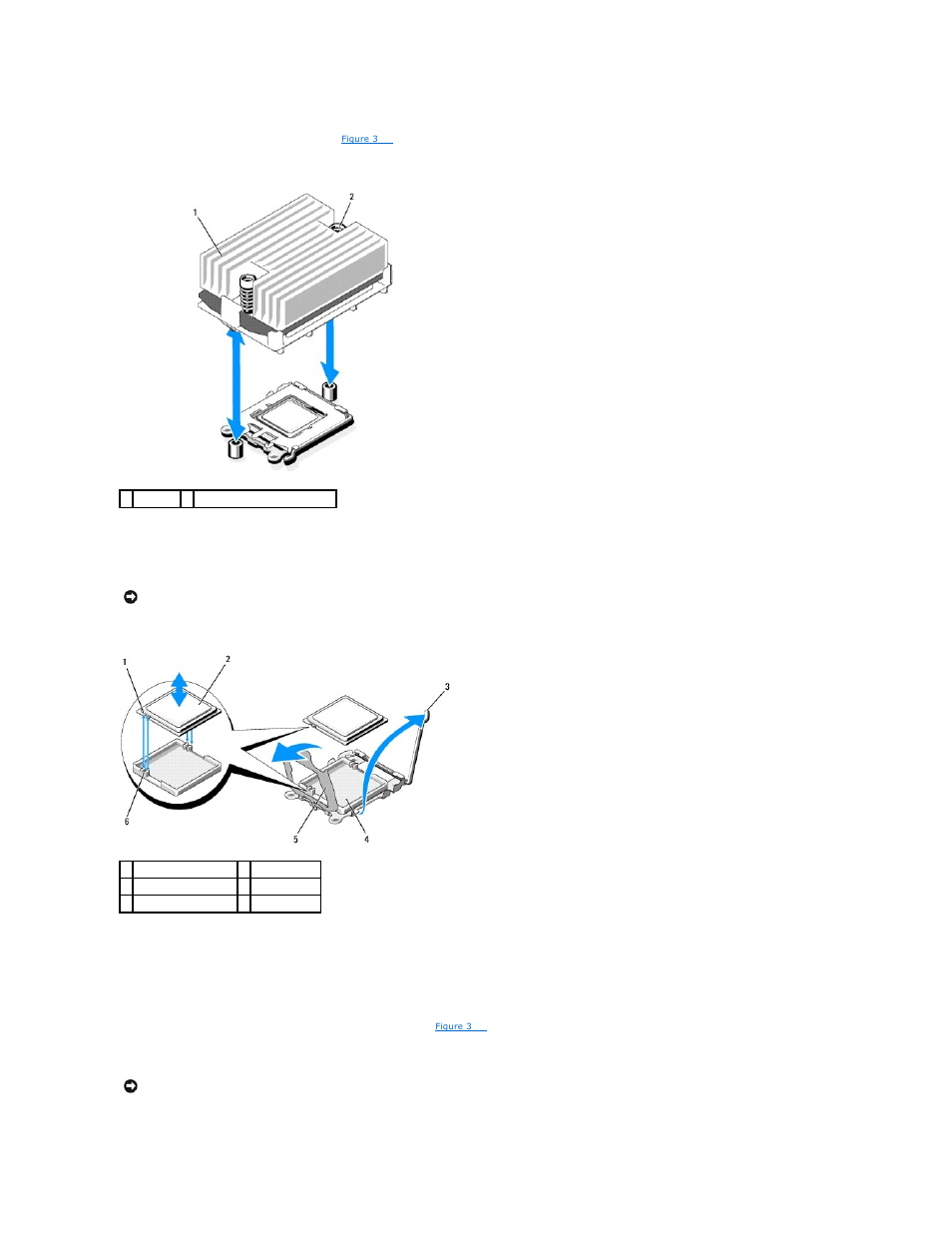 Figure 3, Installing a processor | Dell POWEREDGE R805 User Manual | Page 50 / 84