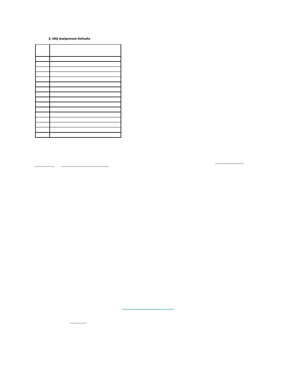 Any of the procedures, see, Troubleshooting external connections, Each pci device for specific irq requirements | Table 4, Troubleshooting the video subsystem, Troubleshooting the keyboard | Dell POWEREDGE R805 User Manual | Page 72 / 84