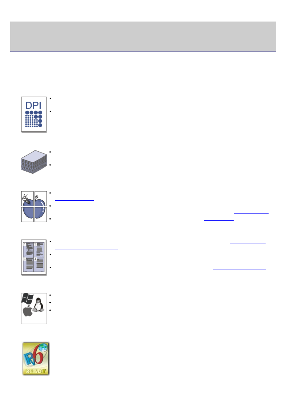 Features of your new product, Special features, Print with excellent quality and speed | Handle many different types of printable material, Create professional documents, Save time and money, Print in various environments, Ipv6 | Dell 1130n Laser Mono Printer User Manual | Page 11 / 101