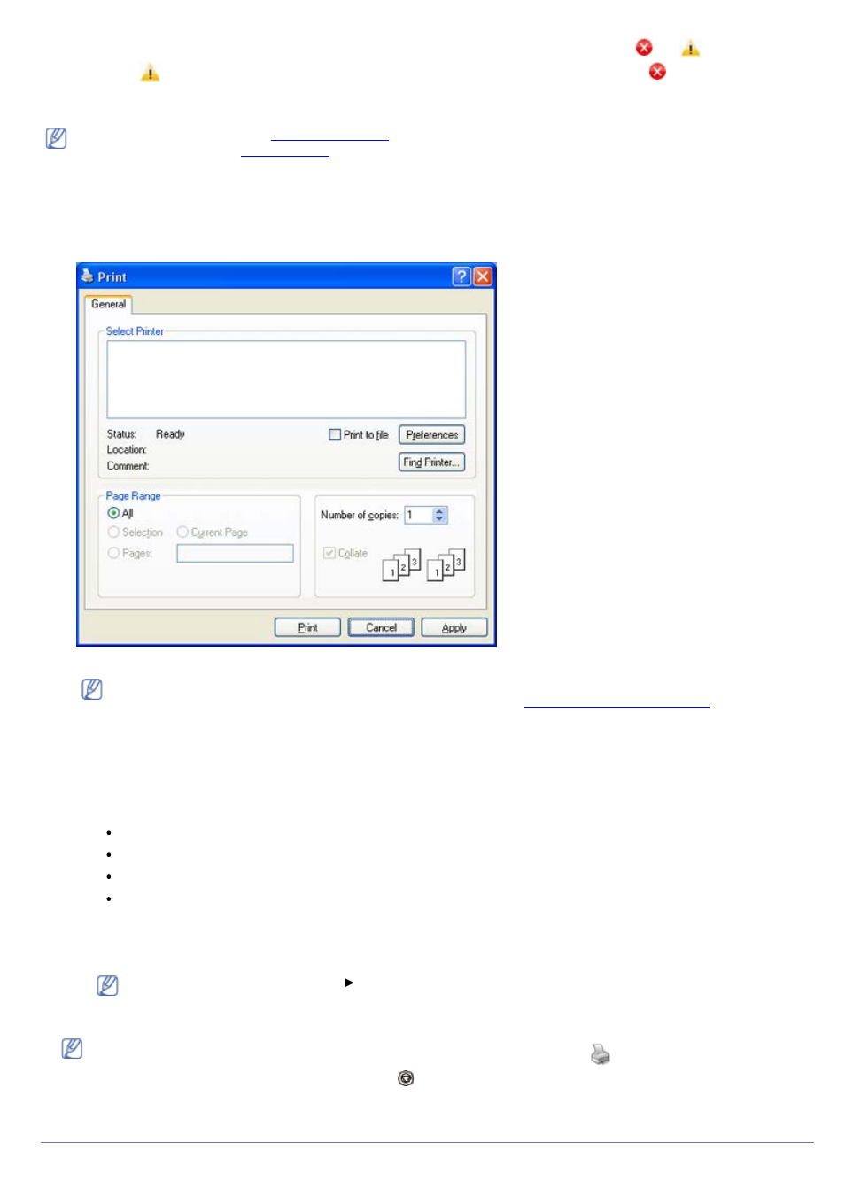 Opening printing preferences, Canceling a print job | Dell 1130n Laser Mono Printer User Manual | Page 46 / 101