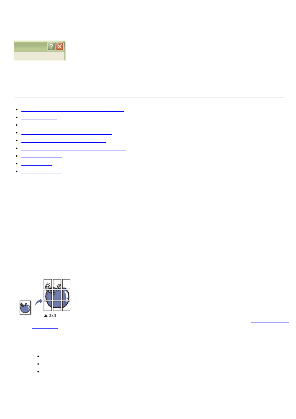 Using help, Printing posters, Printing multiple | Using help using special print features, Using special print features, Printing multiple pages on one sheet of paper | Dell 1130n Laser Mono Printer User Manual | Page 48 / 101