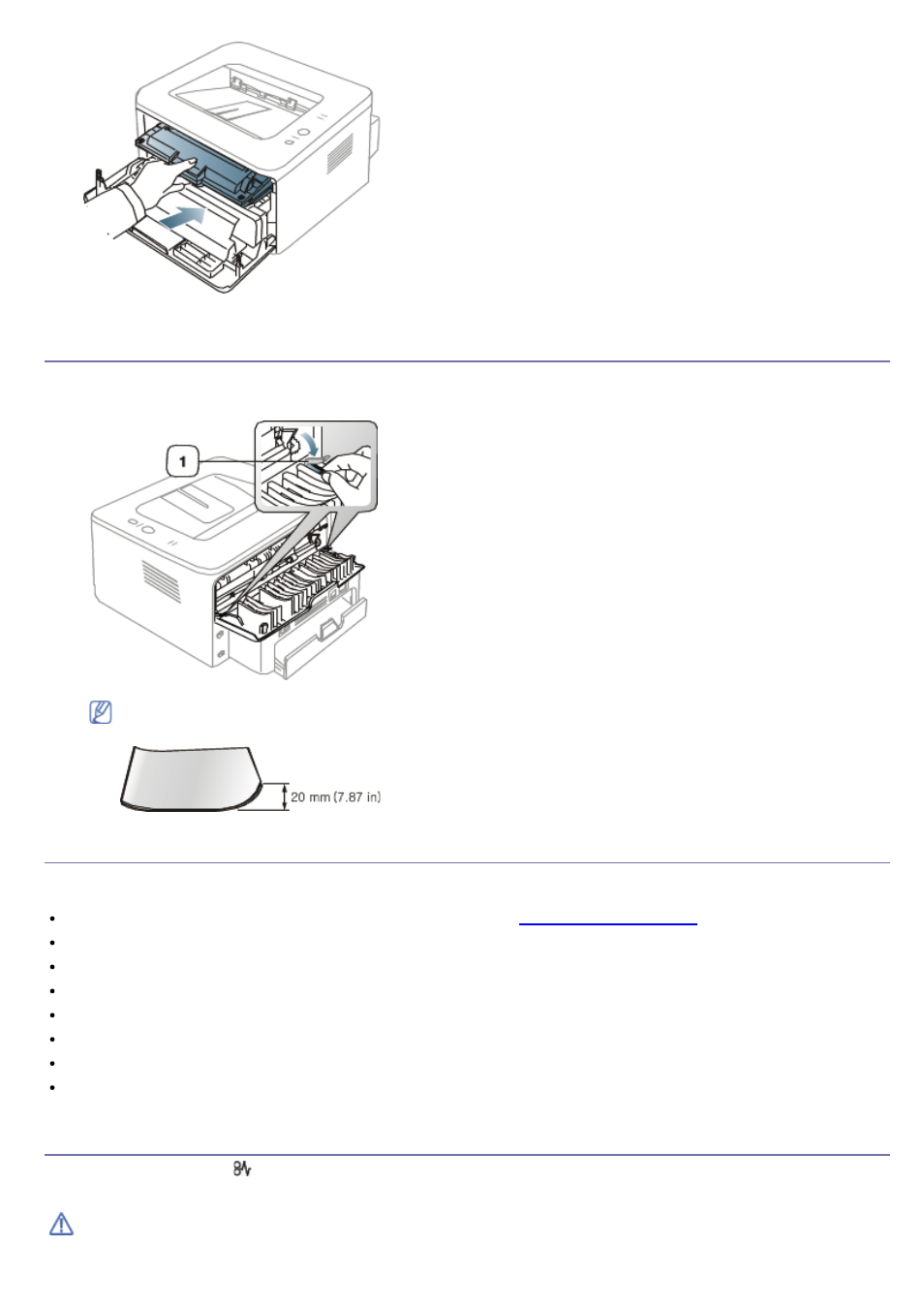 Clearing paper jams, Tips for avoiding paper curls, Tips for avoiding paper jams | Dell 1130n Laser Mono Printer User Manual | Page 71 / 101