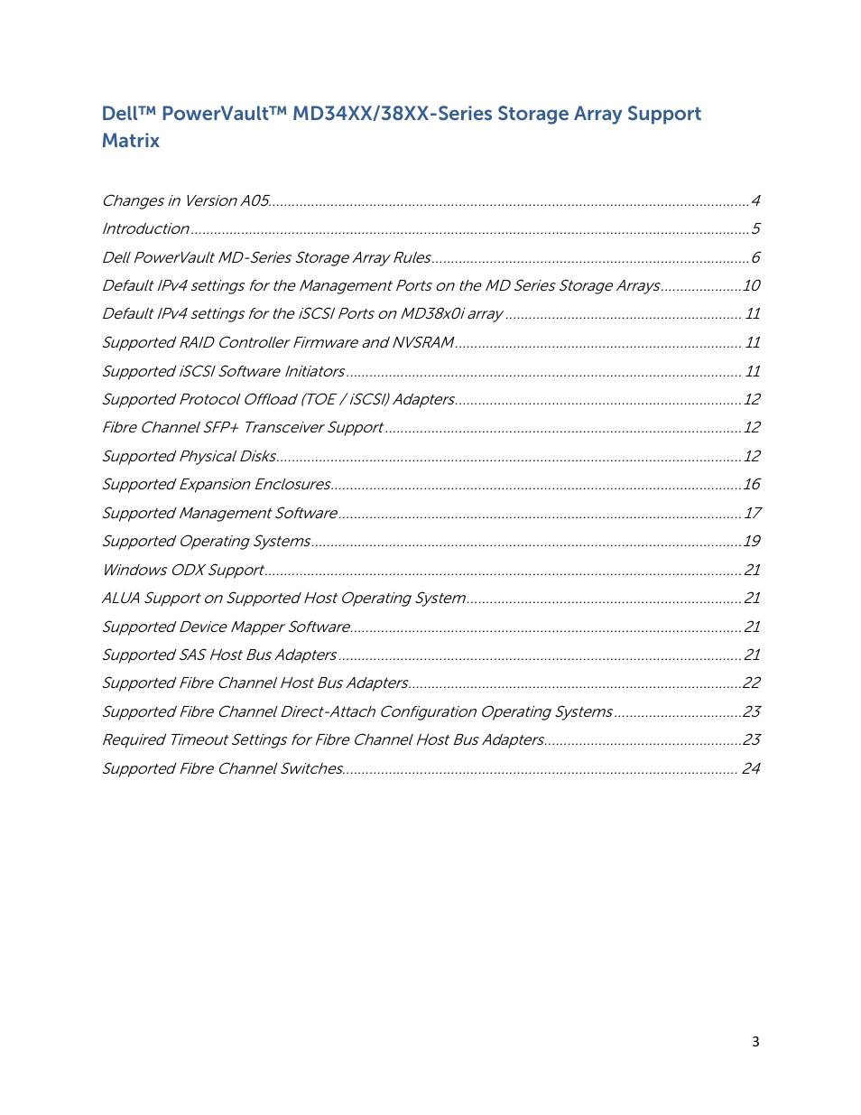 Dell PowerVault MD3820f User Manual | Page 3 / 24