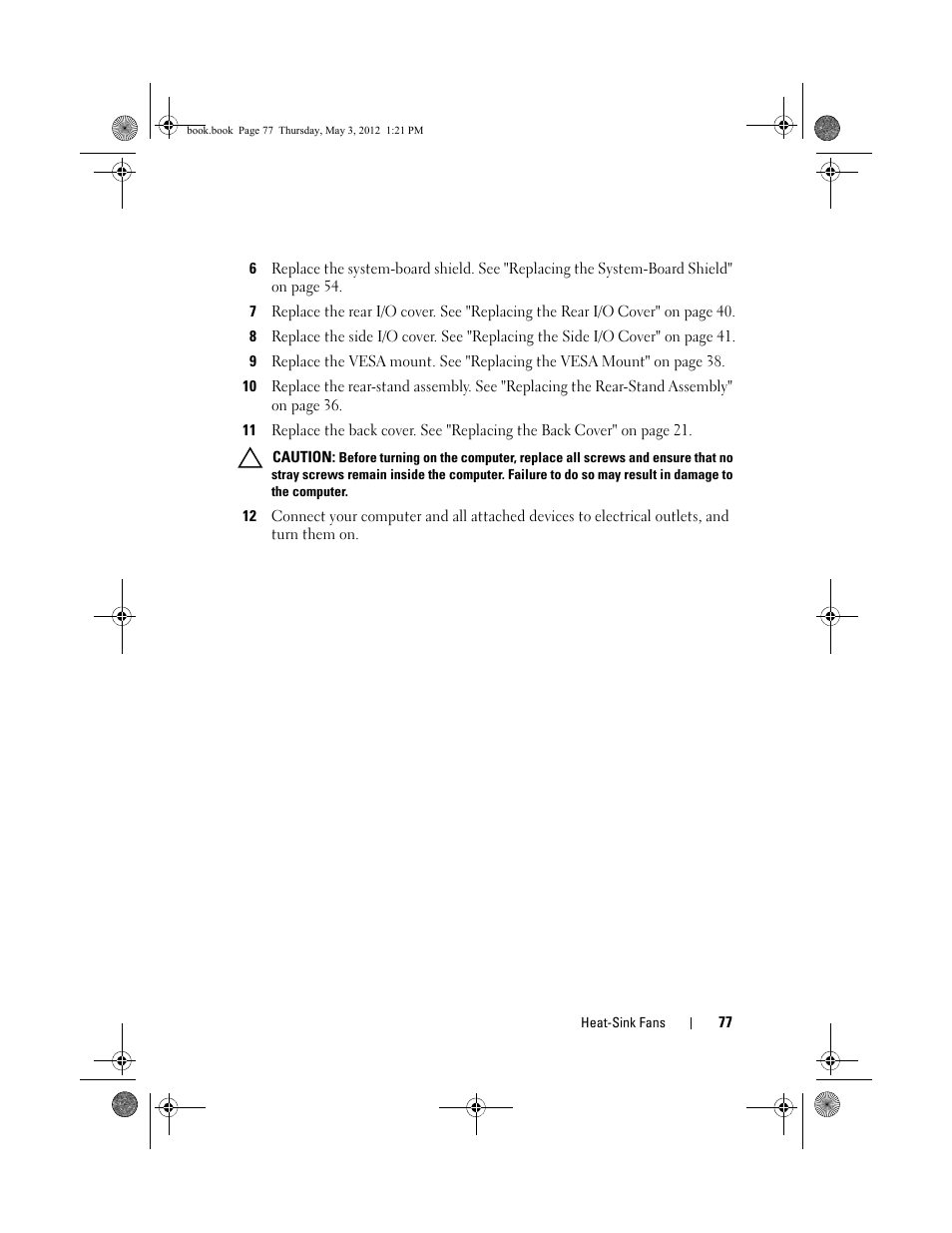 Dell Inspiron One 2320 (Mid 2011) User Manual | Page 77 / 138