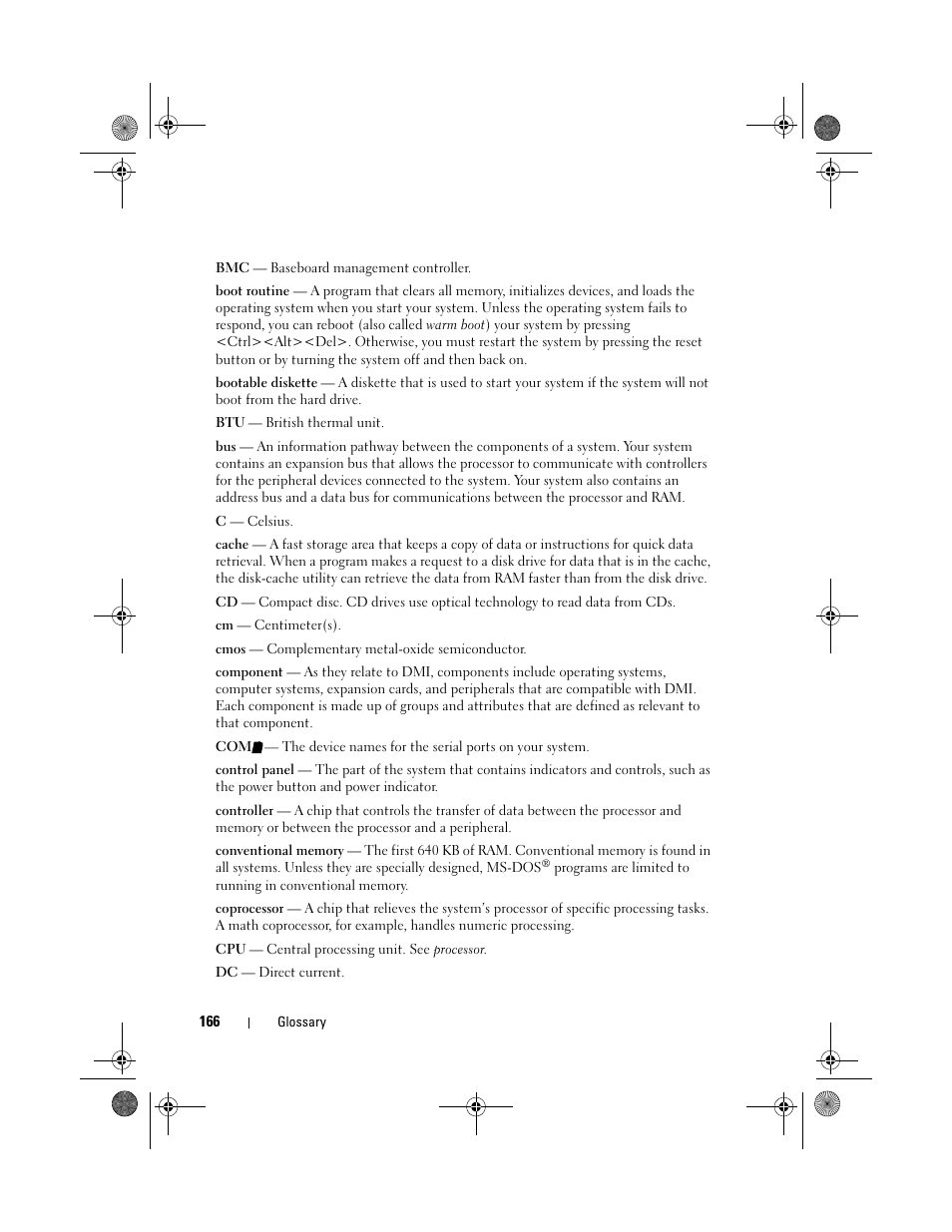 Dell PowerEdge R200 User Manual | Page 166 / 182