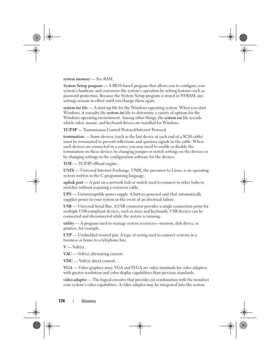 Dell PowerEdge R200 User Manual | Page 174 / 182