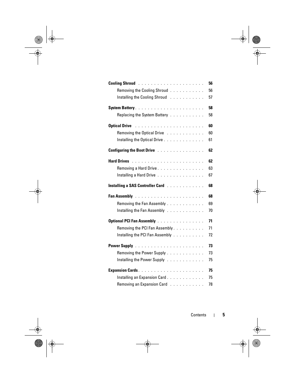 Dell PowerEdge R200 User Manual | Page 5 / 182