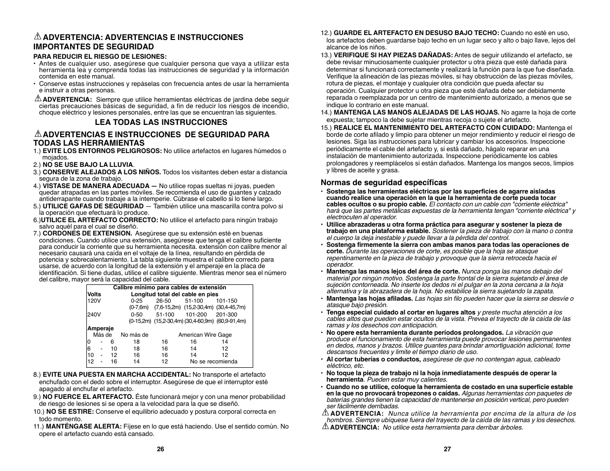 Black & Decker PIRANHA PURNING SAW PSL12 User Manual | Page 14 / 21