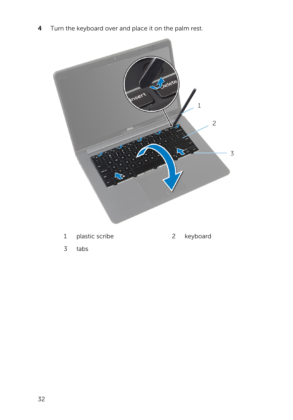 Dell Inspiron 14 (5447, Early 2014) User Manual | Page 32 / 79