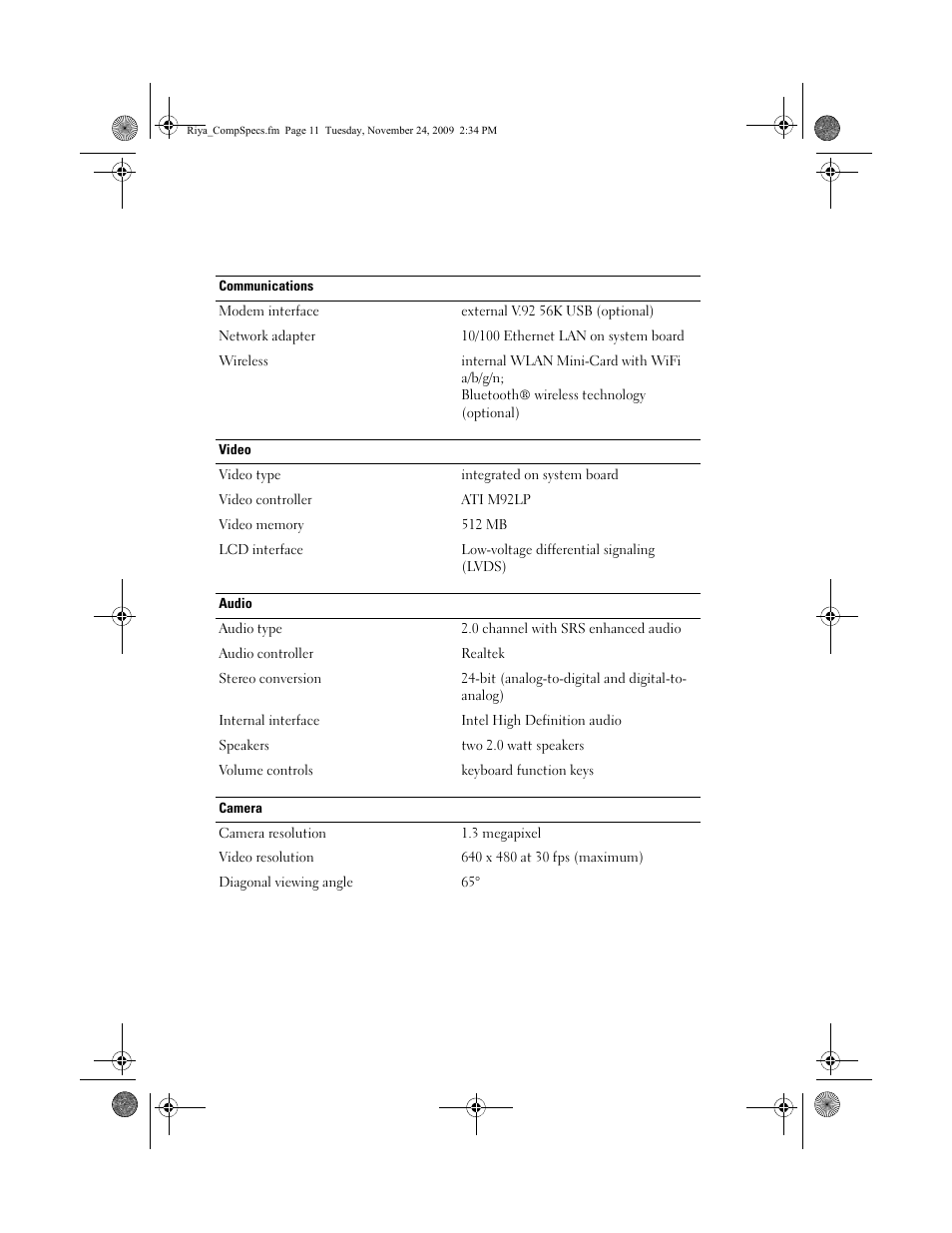 Dell Inspiron 1546 (Late 2009) User Manual | Page 3 / 8