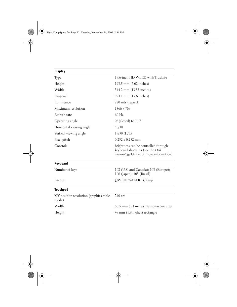 Dell Inspiron 1546 (Late 2009) User Manual | Page 4 / 8